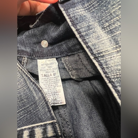 dark denim Stop jeans size 7 - Picture 8 of 8
